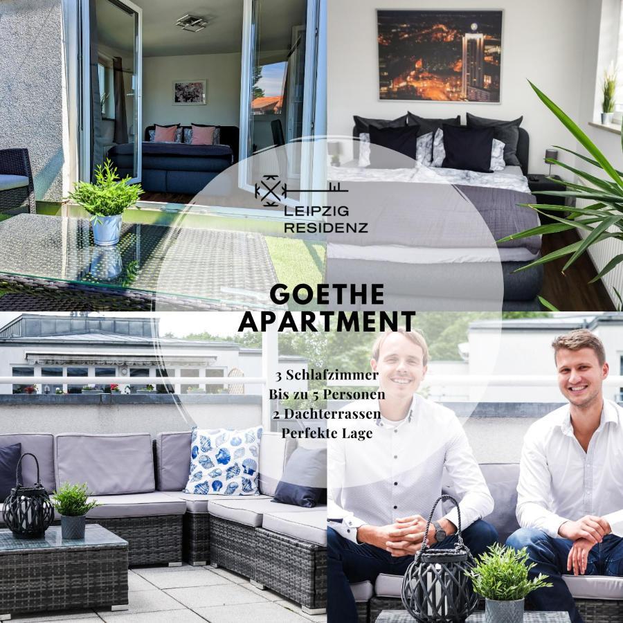 Leipzig Residenz Goethe Apartment Mit 2 Dachterrassen Eksteriør billede